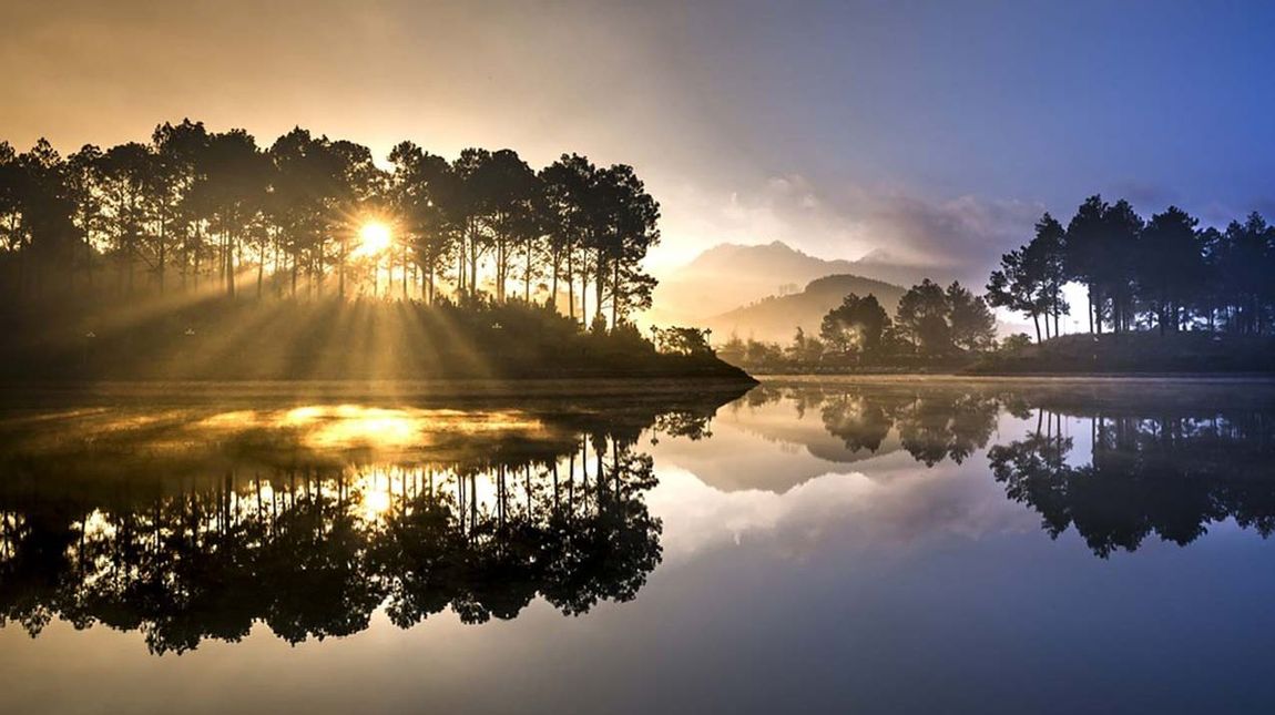 Sonnenuntergang am See